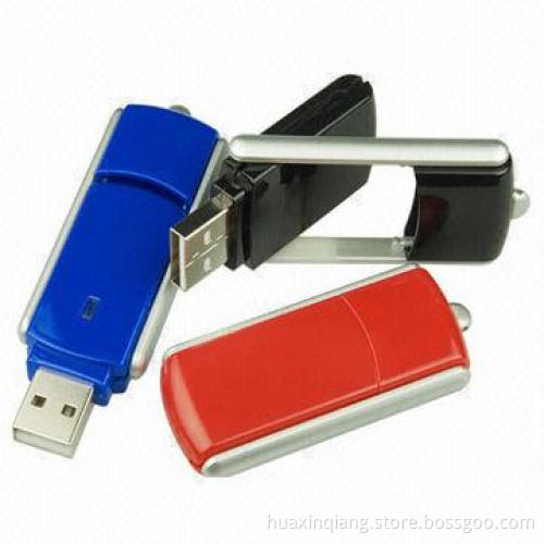 Swivel Metal USB Flash Drives with 64, 128, 256, 512MB, 1, 2, 4, 8, 16, 32, 64GB Capacity